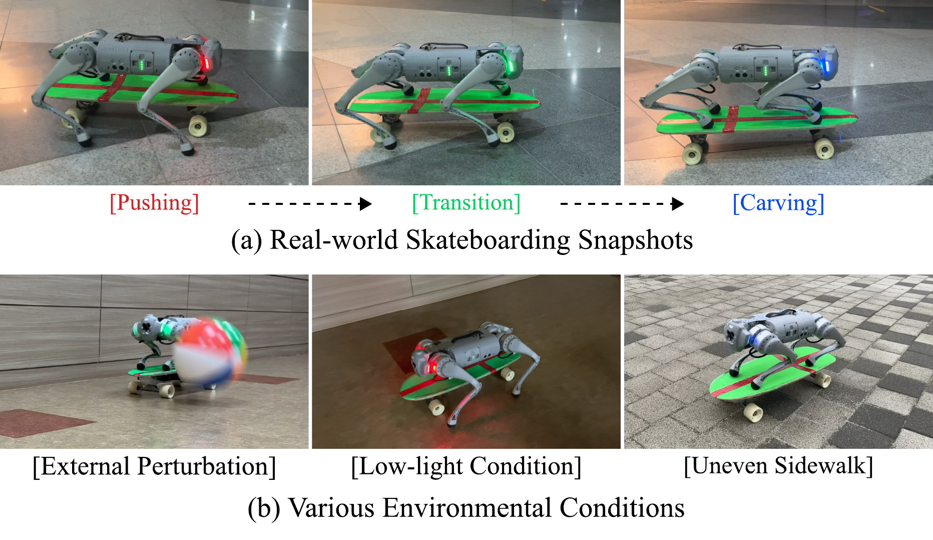 Real-world skateboarding demonstrations